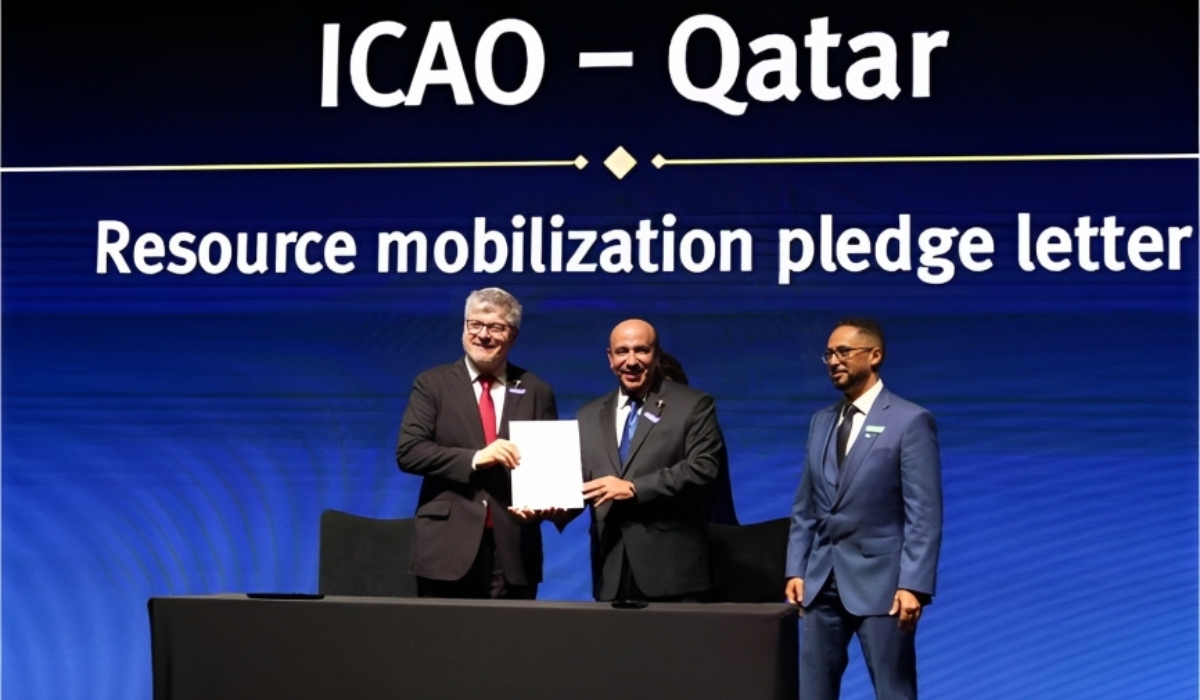 Minister of Transport Announces Qatar's Contribution to Support ICAO Activities